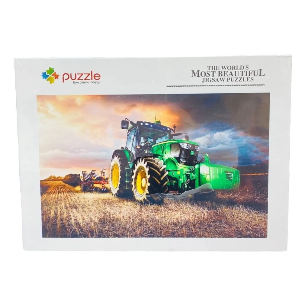Jigsaw Puzzle- The Worlds Most Beautiful Jigsaw Puzzle Tractor- New